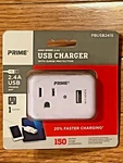 Qty 3 Prime High Speed 2.4A Chargers W/ Surge Protection Model PBUSB241S Hm. Fixed Price $20.85.