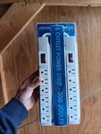 Maxxima 6 Outlet Power Strip Surge Protector Plug 300 Joules 2 Pack. Fixed Price $15.00.
