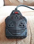 Fellowes 99091/BB26R-6B Mighty 8-OUTLET Surge Protector 6FT. Fixed Price $19.99.