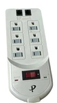 Iconcepts 6 Outlet, Telephone, Modem, Pc, Fax Surge Protector .. Fixed Price $20.95.
