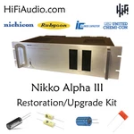 Nikko Alpha Iii Amplifier Restoration Recap Repair Service Rebuild Kit Capacitor. Fixed Price $185.00.