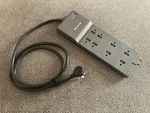 Belkin 6-OUTLET Surge Protector 360-DEGREE Rotating Plug 8FT Cord Gray/black. Fixed Price $5.00.