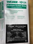 Tripp Lite Waber Industrial Power Strip 4-OUTLET, 6FT Cord Locking Switch Cover. Fixed Price $29.99.