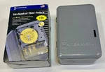 Intermatic T101 Spst 24 Hour Mechanical Switch Gray, 120V Electric Timer. Fixed Price $58.95.