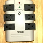 Prime S9P646CG Outlet Wall Tap Surge Protector 15A 125V 1875W Ul. Fixed Price $8.79.