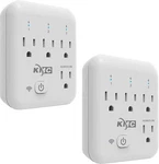 Smart 2-PACK, 4-OUTLET Plug Wifi Wall Tap, Energy Monitoring,. Fixed Price $42.99.