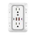 6 Outlet Extender Surge Protector Multi Plug Wall Adapter Usb Charger Ports With. Fixed Price $9.99.