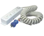 Conntek 55220-CC Up To 12-FEET 14/3 Hospital Grade Coiled Cord With Medical Ou. Fixed Price $140.63.