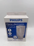 Philips Home Electonics Surge Protector Hides Cable Clutter 6 Outlets Open Box. Fixed Price $18.00.