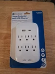Utilitech 6 Outlet 900 Joules White Indoor Usb/a Surge Protector Free Ship. Fixed Price $28.95.