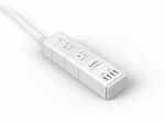 Surge Protector With Usb Super Charger - White Bulk Quantity 25 Units Box. Fixed Price $100.00.