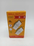 15A Electric Dual Plug Wall Socket Adapter 2 Usb Port Outlet Plate Panel 167. Fixed Price $18.05.