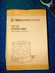 Tech Impressions Power Strip White Cube With 5 Ac Outlets & 4 Usb Ports. Fixed Price $29.99.