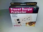 Arista Travel Surge Protector 4 Grounded Ac Outlets & Fax Modem H11. Fixed Price $6.95.