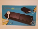 Quirky Pick Up Power Portable Battery + Surge Protector -1080 J (black). Fixed Price $23.99.