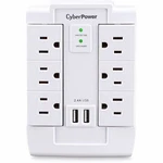 Cyberpower Professional CSP600WSURC2 Outlets Surge Suppressor/protector. Fixed Price $31.25.