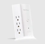 2-PACK, New Cyberpower Lighted Wall Tap With Usb And Night. Fixed Price $41.00.