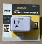 Prime Wire & Cable 1-OUTLET White Plug-in With Switch PBES001-BB. Fixed Price $14.99.