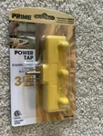 Prime PBAD0100, Yellow Power Tap, 3-OUTLET,. Fixed Price $13.00.