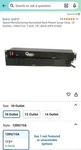 Quest HPS-E10A 19" Horizontal Rack Mount Surge Strip, Outlets, 120V/15A, 1U. Fixed Price $60.00.