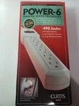 Outlet Curtis SP-700 Surge Protector W/ Indicator, 490 Joules Multiuse. Fixed Price $20.99.