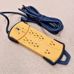 Apc 8 Outlet Surge Protector. Long 15 Foot Cord. Power Strip.. Fixed Price $18.75.