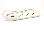 Lot Of 10 SPC12989 6 Outlet Surge Protected Power Strip, Ft.cord, 15A/1875W. Fixed Price $64.98.