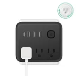Standard 180 Rotatable Socket 7 Outlets Multi-port Strip With Usb-c Charging. Fixed Price $11.99.
