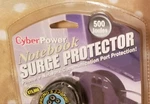 Cyber Power Notebook Surge Protector 500 Joules Phone + Network Port Protection. Fixed Price $9.89.