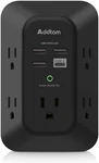 Usb Surge Protector 5 Outlet Wall Charger 4 Ports Power Strip Black. Fixed Price $13.88.