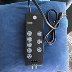 8-OUTLET Black Surge Protector Power Strip With Indicator Light & Cord. Fixed Price $18.38.