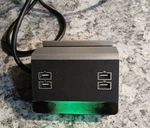 Monster Usb Fast Charger Power Home Charging Station With 4 Ports 6FT Cord. Fixed Price $10.00.