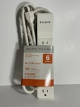 Belkin Surge Protector 6-OUTLETS, 4FT Cord, White (BE106000-04). Fixed Price $16.49.