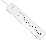 6 Outlet Slim Surge Protector Strip - 540 Joules, With Power/circuit Break. Fixed Price $125.99.