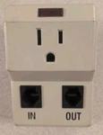 RJ45 Telephone Network Transient Voltage Surge Suppressor Protector PT-07M. Fixed Price $9.99.