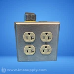 Hubbell HBL4R20W 4-OUTLET Power Strip Fnip. Fixed Price $30.00.
