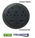 Kable Kontrol Home 'n' Office Powertap Grommet Desktop Data Center. Fixed Price $62.99.