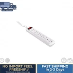 Ft. 6-OUTLET Power Strip With 45 Degree Flat Angle Plug, White. Fixed Price $7.88.