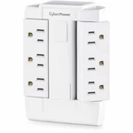 Cyberpower GT600P Outlets Nema 5-15P Swivel Wall Tap Plug 125V White. Fixed Price $36.04.