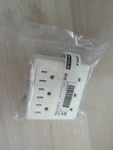 New, Ikea Koppla, 6-WAY Adaptor Plug, Power Strips Grounded, White, 700.853.45. Fixed Price $5.00.