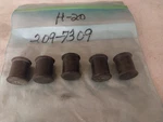 Five New Genuine Cat 209-7309 Outside Diameter 22.5MM Non-threaded Plugs. Fixed Price $55.00.