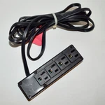 Furnlite 11204P-F Surface Mount 120V 60HZ 7A Power Strip 4-OUTLET Grounded Plug. Fixed Price $8.00.