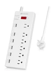 Hitrends Surge Protector Power Strip 6 Outlets With Charging Ports, Usb.... Fixed Price $49.00.