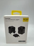Kanex-travel BUD-3-IN-1 International Ac ADAPTER-100V-240V 50-60HZ-INTADPBLK. Fixed Price $14.95.