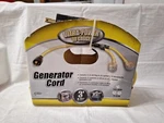 Coleman Cable 3' 10/3 Generator Cord L5-30, 5-20R Gauge New In Package. Fixed Price $22.99.