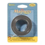 Roll Of 10 Feet Flexible Craft Magnetic Strip 1" Adhesive Backed Darice. Fixed Price $11.80.