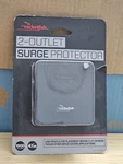 New Rocketfish 2 Outlet Wall Tap 1500 Joules Surge Protector Black Nib. Fixed Price $20.00.