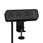 Desk Power Jsver Clamp Strip, Mount Usb Charging Black. Fixed Price $26.57.