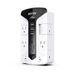 Bestek 7-OUTLET Wall Tap Surge Protector Power Strip With Swivel Outlets, 3 Usb. Fixed Price $25.00.