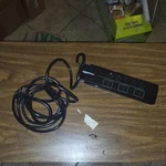 Amazonbasics 6-OUTLET Power Strip With Cord Black United States Plug Type. Fixed Price $20.00.